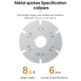 thumbnail image 2 of WEST BIKING Mountain Bike Tensiómetro Rueda Spoke Checker Indicador (Rojo), 2 of 6