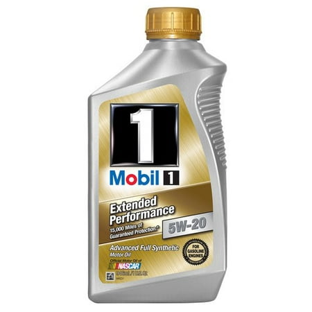 Mobil 1 5w-20 extended performance full synthetic motor oil, 1 qt.