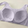 thumbnail image 5 of Hinvhai Mastectomy Bra for Breast Prosthesis Women Everyday Bra Purple 42/95C, 5 of 6