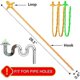thumbnail image 5 of 6 Drain Piece Drain Hair Cleaning Set Kitchen Pipe Dredge Hook, 5 of 5
