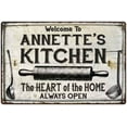 thumbnail image 1 of ANNETTE'S Kitchen Farmhouse Sign Gift 8x12 Metal 108120033178, 1 of 1