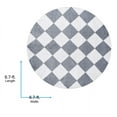 thumbnail image 2 of Livabliss Washable Rugs for Living Room, 7ft Round Lillian Modern Off-White Round Area Rug, Bedroom Dining Room Home Decor Stain Resistant Carpet (6'7" x 6'7"), 2 of 7