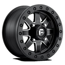 Fuel UTV Aluminum Rim D938 MAVERICK BL - OFF ROAD ONLY 15X7in Matte Black Milled Finish, D9381570A554