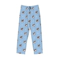 thumbnail image 4 of Qekee French Bulldog2 Men's Straigh Pajama Pant, 4 of 9