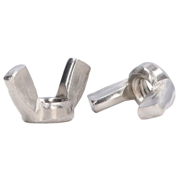 Stainless Steel Nuts, Easy Installation Standard Size DIN 315 Wing Nut Durable 50Pcs For Automobiles For Industrial Equipments M3,M4,M5,M6,M8,M10