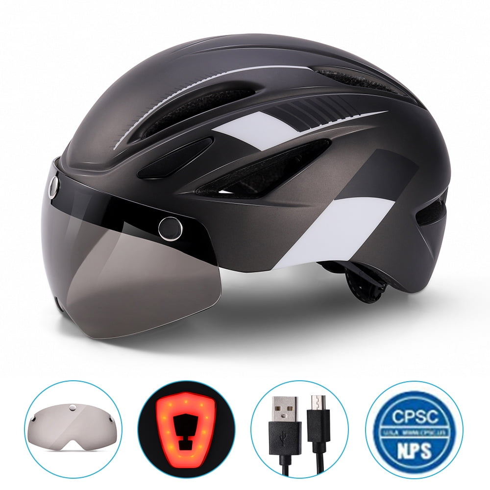 Bicycle Helmet Men Women Taillight Safe Ultralight EPS+PC Road MTB Bike Cycling 