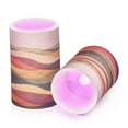 thumbnail image 7 of Yayeee Flameless Candles with Remote Flickering Battery Operated Multi Color Changing, Galactic Candy, 7 of 7
