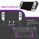 thumbnail image 3 of Mango para mando de videojuegos Nintendo Switch OLED, carcasa protectora acoplable con diseño a prueba de golpes, mango ergonómico y cómodo con recortes precisos para una protección total, 3 of 6