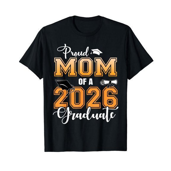 Proud Mom of A 2026 Graduate Graduation Mom 2026 T-Shirt