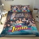 thumbnail image 1 of SOY LUNA Conjunto de sábanas temático, trío de piezas, cómodo y amigable con la piel, diseño único, regalo de decoración para el hogar para familiares, amigos y fans,173cm *218cm, 1 of 6