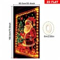thumbnail image 2 of RKSTN Offres de Noël Couverture de Porte Fluorescente de Noël Fond, 2 of 5