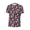 thumbnail image 6 of Wukai Daisies Flowers Print Men's Short-Sleeved Mesh T-Shirt,Quick-Dry Short Sleeve Workout T-Shirt-Medium, 6 of 8