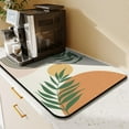 thumbnail image 2 of Washable Rubber Bohemian Style Dish Drying Mats for Kitchen Counter Home Large Coffee Bar Pad Accessories and Decor for Utensils Stemware 23.5''x15.5'', 2 of 7