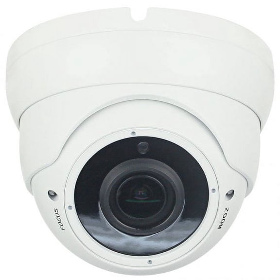 CCTV Security Camera 1200TVL 720P Eyeball Sony 1.3 Mega Pixel 2.8-12mm WDR OSD 3D DNR New SMD Leds (White Color)