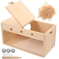 thumbnail image 4 of Shisuyan Indoor Pet Care Nesting Box Wood Light Brown 1Set 10X5.3X5.1In, 4 of 9
