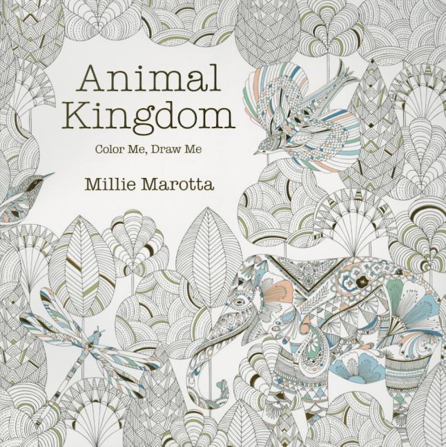 Millie Marotta Adult Coloring Book Animal Kingdom Color Me, Draw Me