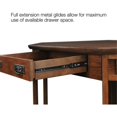thumbnail image 3 of Bowery Hill Corner Computer Desk in Mission Oak, 3 of 10