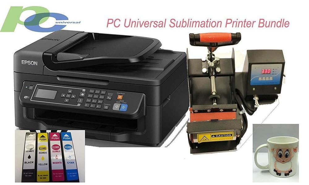 New Mug Cup Heat Press Machine,Epson Printer CISS Set,Transfer Paper,Mug Package 