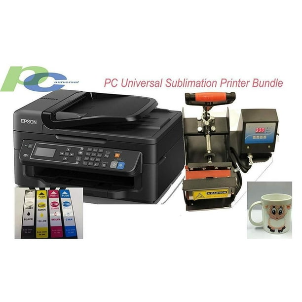 PC Universal Sublimation Bundle with Printer, Heat Press Assorted Mugs, Transfer Paper, Heat Tape, ALL INCLUDED - Walmart.com