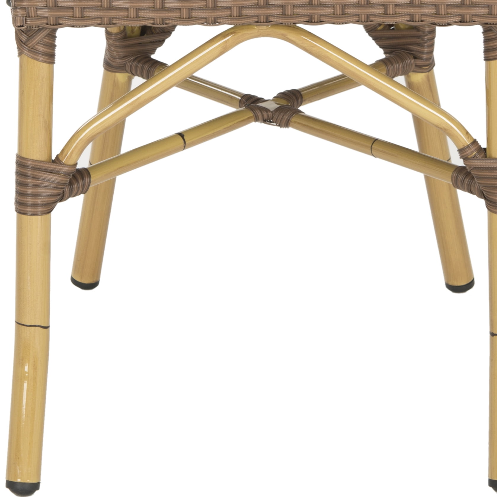 Safavieh Barrow Outdoor Patio Stacking Chair, Set of 2 - Brown
