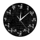 thumbnail image 1 of Reloj de pared de matemáticas único Zulema Reloj de arte de ecuaciones 12 pulgadas, 1 of 8