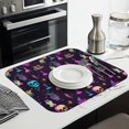 thumbnail image 3 of Mystical Halloween Pattern Dish Drying Mat for Kitchen 1 Pack, Ultra Absorbent Microfiber Dishes Drainer Mats,16x18in(41x46cm), 3 of 6