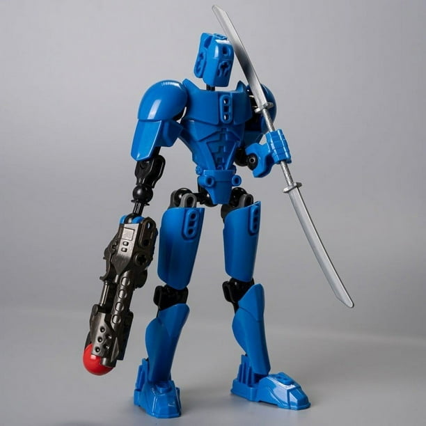 Figura de acción robótica DIY con 13 articulaciones móviles | Kit de modelo articulado impreso en 3D para adultos y niños | Juguete antiestrés y personalizable