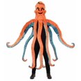 thumbnail image 1 of Soft Plush Octopus Costume Mascot Orange Fun Fur Adult 8 Tentacles Arms One Size, 1 of 2