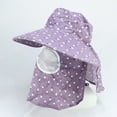 thumbnail image 4 of CSChome Chapeau de Protection Visage Chapeau Extérieur Doux Respirant Polyester Chapeau Pare-Soleil Accessoires de Conduite, 4 of 7