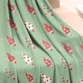 thumbnail image 2 of Green Christmas Tree Pattern Blanket,Comfortable Soft Lamb Wool Throw Blanket,All Season,Warm Lightweight Blankets for Sofa Bed Couch Living Room Chair,50"x60", 2 of 4
