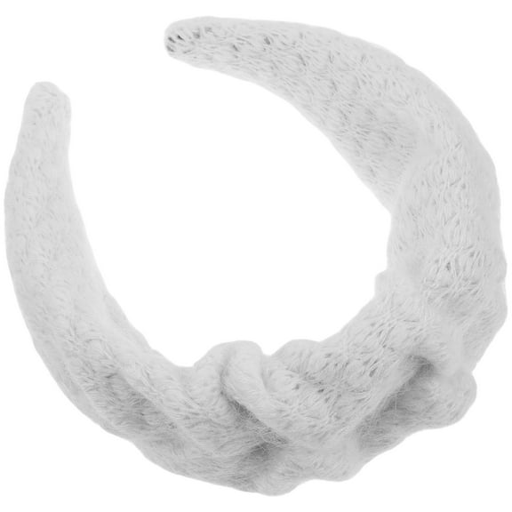 MLINS Knotted Headbands for Girls Fabric Wide Hairbands Miss Beige