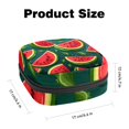 thumbnail image 2 of Watermelon Women's Period Storage Bag with Velvet Fabric, Sponge Padding, and Oxford Cloth Material - 4.7x6.6x6.6 in - for Organizing Your Sanitary Pads, 2 of 6