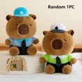thumbnail image 3 of 20-25cm Cross-dressing Capybara Plush Toy Soft Stuffed Simulation Animals Cute Doll Cartoon Cute Home Decoration For Girls Gift, 3 of 5