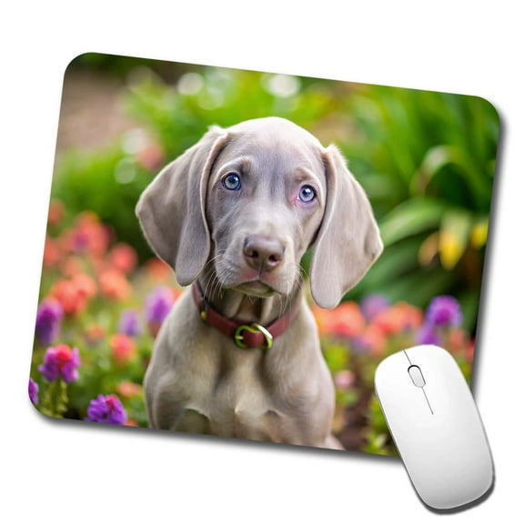 Weimaraner Dog Puppy Photo Mouse Pad Low Profile Gaming Mat