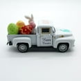 thumbnail image 4 of Easter Truck Decor with Bunny & Colorful Eggs – Metal Vintage Mini Pickup Truck Ornament, Happy Easter Decor, Cute Spring Holiday Accent for Home, Shelf, Table, Tiered Tray & Easter Displays (White), 4 of 12