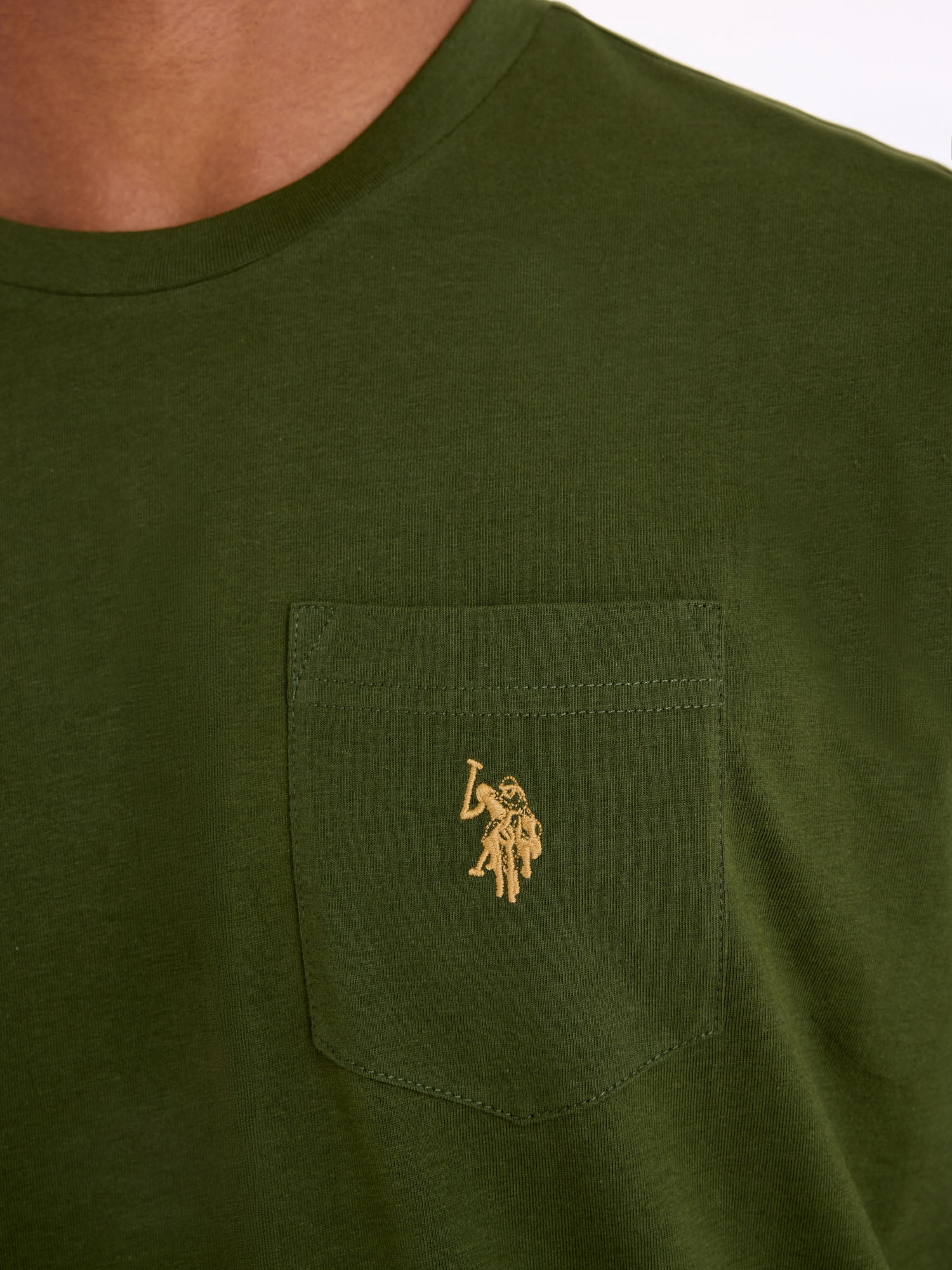 U.S. Polo Assn. Men's Short Sleeve Crew Neck Pocket T-Shirt