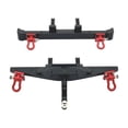 thumbnail image 2 of Almencla 2Pcs 1:12 Aluminum RC Front and Rear ,Replacement,Crawler Metal Parts DIY Accessories Upgrade Part for MN128 RC Trucks black, 2 of 8