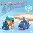 thumbnail image 3 of Electric Train Set for Toddlers 2-4, Magnetic Kids Trucks with Tracks, Toy Train with Light & Music, Birthday Gifts for 3-5 Years Old Boys Girls, 3 of 8