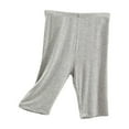 thumbnail image 2 of SELONE Knee Length Shorts Women High Waist Polyester Lounge Trousers Knee Length Slim Casual Pants Gray XL, 2 of 3