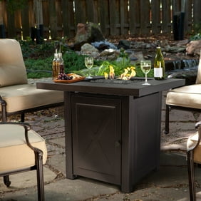 Napoleon St Tropez Outdoor Square Patio Fireplace Fire Pit Table