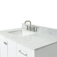 thumbnail image 6 of Ariel Cambridge 43 In. Left Offset Rectangle Single Sink Vanity With Carrara White Marble 0.75 In Countertop In White, 6 of 10