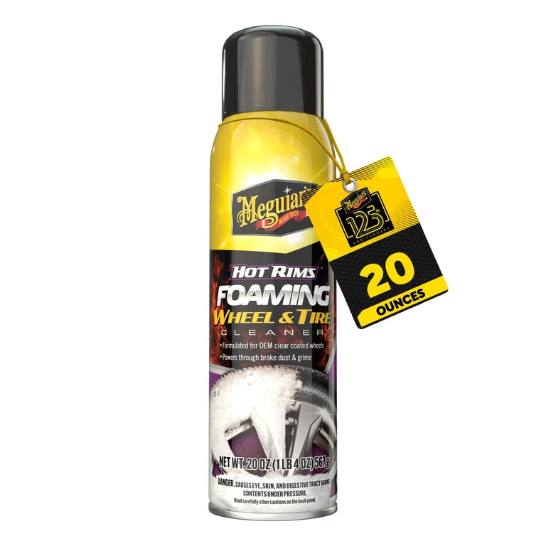 Meguiar's Hot Rims Foaming Wheel & Tire Cleaner, 20 oz photo 1