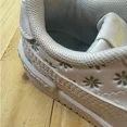 thumbnail image 4 of PU & MA White Sneakers w/ Floral Design. Jada Summer. Size 8. Great Condition. HTF, 4 of 6