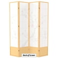thumbnail image 6 of Oriental Furniture 7 ft. Tall Cherry Blossom Shoji Screen - Natural - 4 Panel, 6 of 6