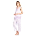 thumbnail image 2 of Casual Nights Women's Printed Sleeveless Top & Capri Pajama Set, 2 of 2