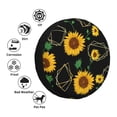 thumbnail image 4 of Naloa Sunflowers3 PVC Leather Spare Tire Wheel Cover for Car Truck SUV Camper Trailer Universal Fit many size14 inch, 4 of 6