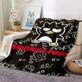 1PC Sanrio Bad Badtz Maru Cartoon Blanket Hello Kitty Soft Flannel