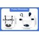 thumbnail image 2 of Máscara transparente de Taekwondo Sunnimix Careta protectora desmontable engrosamiento protector facial, 2 of 13