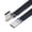 0.5m- left right Straight, variant on USB C to USB C Flat Silicone Cable with Angled Ends Charging Cord Supports 60W 480M Fast Speed Multiple Lengths