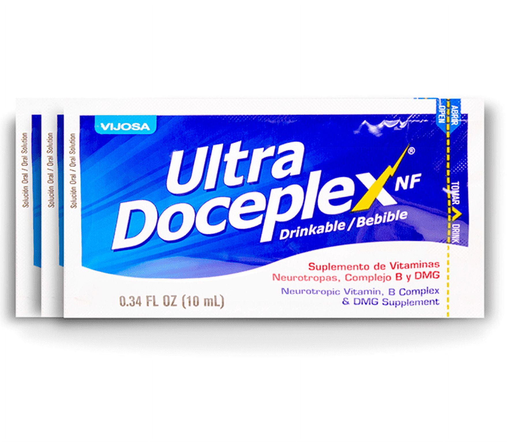 Vijosa Ultra Doceplex Drinkable Energy Booster & Anti-Stress 12 Pouches